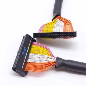 IDC 牛角排线 双绞屏蔽 PLC 通讯连接线