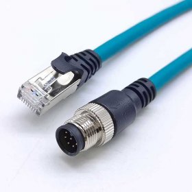 M12转 RJ45工业以太网线 4 芯 D 型 / 8 芯 A 型 / X编码