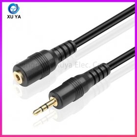 2.5mm 4 节公对母音频延长线