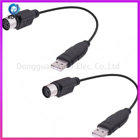 PS2 圆口转 USB 转换线