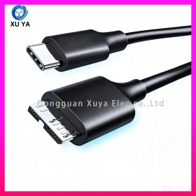 USB3.0 高速 Type-C 转 Micro B 移动硬盘数据线