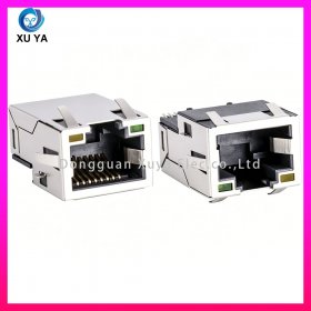 屏蔽千兆 RJ45+USB2.0 组合连接器