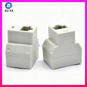 RJ45 转接器1分2有线 8P T 型网络分线连接器