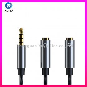 3.5mm 一分二音频线 Type-C 转 RCA 莲花音频连