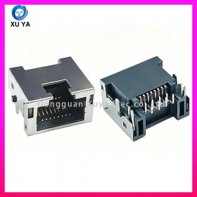 单口屏蔽型 RJ45 母座 / 网口插座