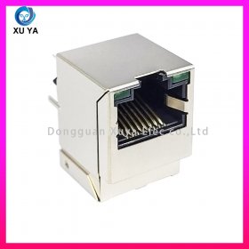 单口屏蔽 RJ45插座 以太网连接器