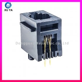 带定位卡扣 RJ11 连接器