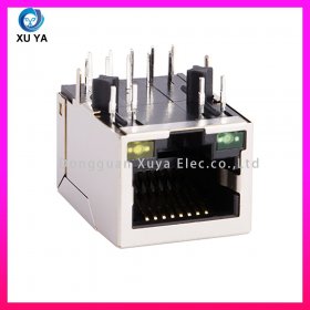 4.90mm 扁针千兆 RJ45 插座