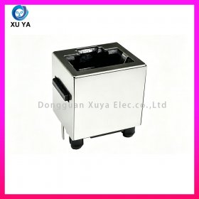 立式屏蔽 RJ45 网口 4.24mm 针距 带安装耳无