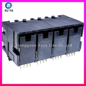 八口全塑 RJ45 网口 堆叠式多端口 8P8C 网络