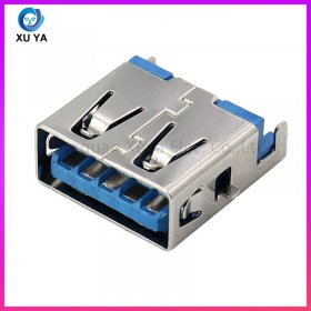 USB3.0 AF 母座 90 度沉板连接器