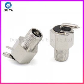 DC060 六角螺纹 DC 插座 全铜金属