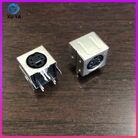 MINI DIN 全包屏蔽母座
