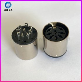大 DIN 8PIN 母座圆形航空连接器