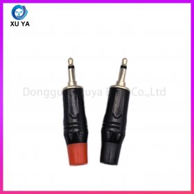 3.5mm 单声道音频焊接公头 二芯